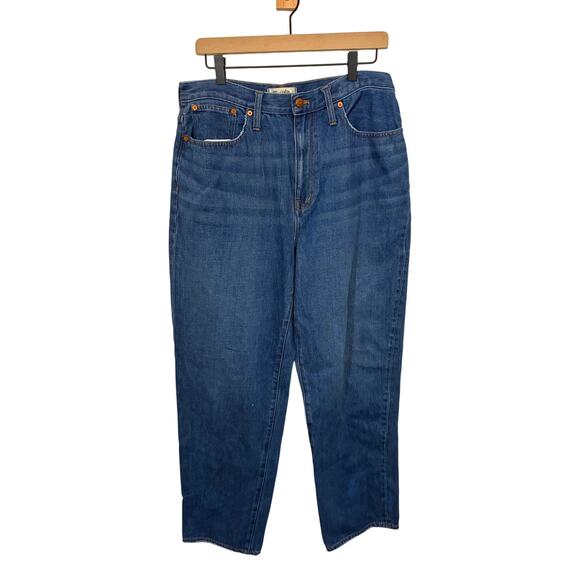 Madewell Baggy Straight Jeans Women’s 30 Dark Wash High Rise Casual Denimcore - Picture 3 of 6